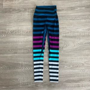 K-Deer Candice stripe leggings sneaker / ankle length